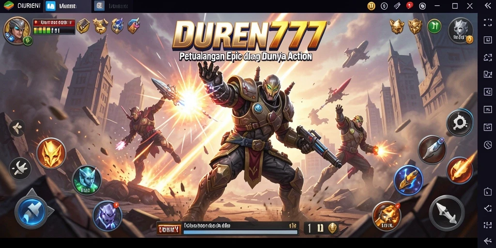 Screenshot gameplay DUREN777 menampilkan aksi seru dan pertarungan mendebarkan.