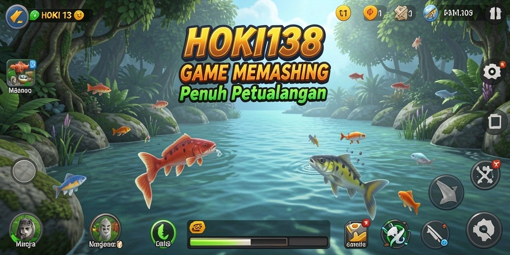 Screenshot HOKI138 menampilkan aksi memancing yang seru dan grafis menawan.