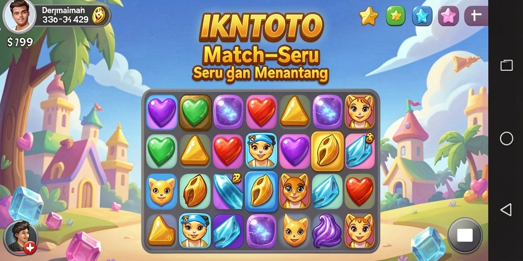 Tampilan gameplay IKNTOTO yang menantang dan penuh warna.