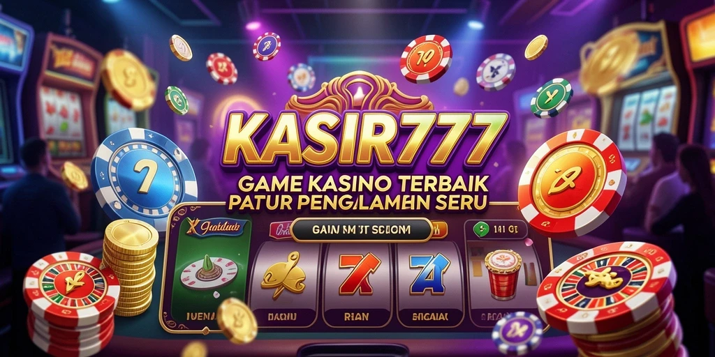 Tampilan menarik dari gameplay Kasino KASIR777 yang menyenangkan.