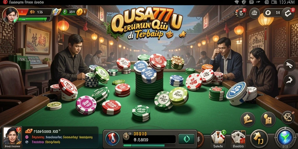 Tampilan gameplay QiuQiu yang menarik dan penuh tantangan.