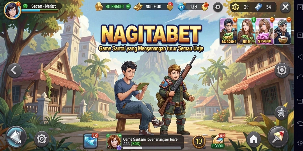 Screenshot gameplay NAGITABET yang menunjukkan keseruan bermain.