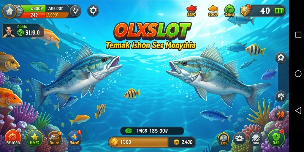 Tampilan gameplay menarik dari game Tembak Ikan OLXSLOT.