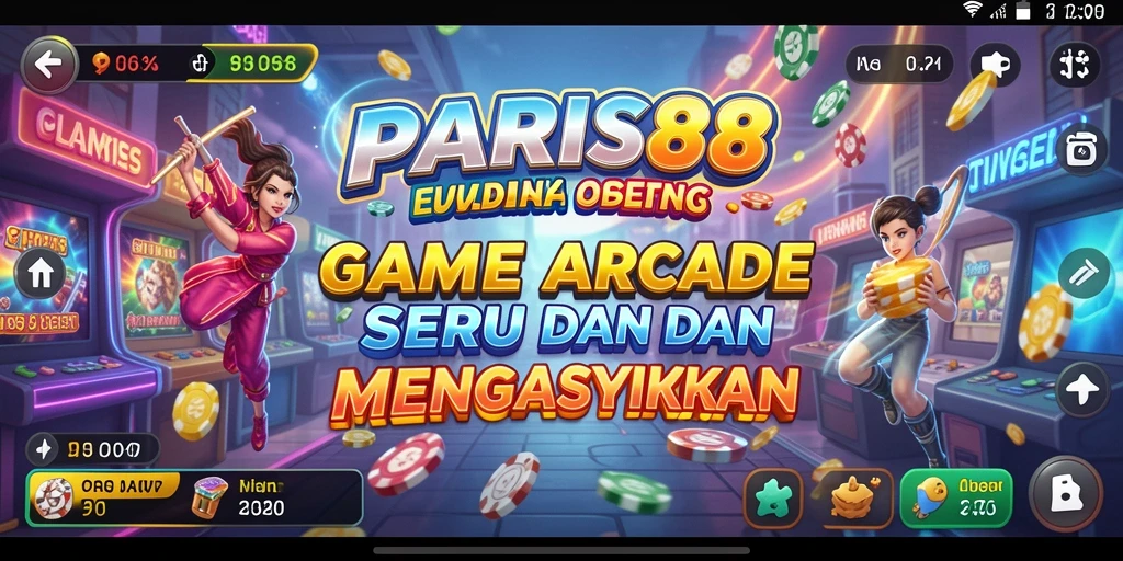 Tangkapan layar dari gameplay seru PARIS88 yang penuh warna.
