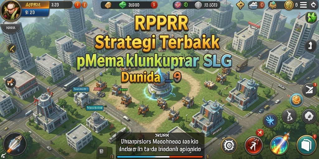 Screenshot menunjukkan pertempuran strategis yang seru dalam RPRR.