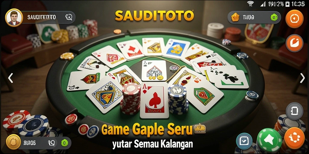 Tampilan gameplay SAUDITOTO yang seru dan interaktif.