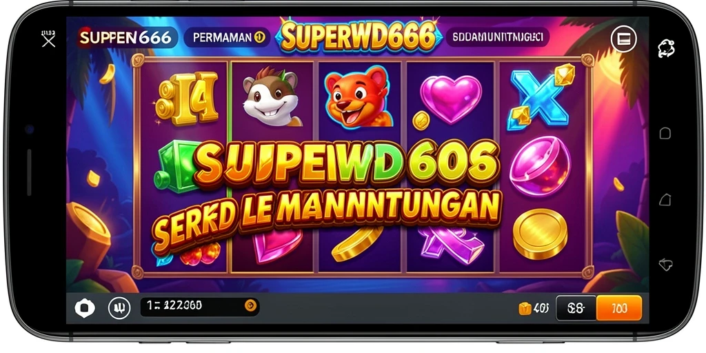 Tampilan menarik gameplay Slot SUPERWD666 yang seru.