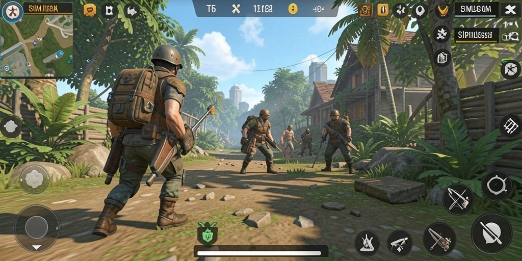 Tampilan gameplay T6 yang menakjubkan dalam simulasi kehidupan.