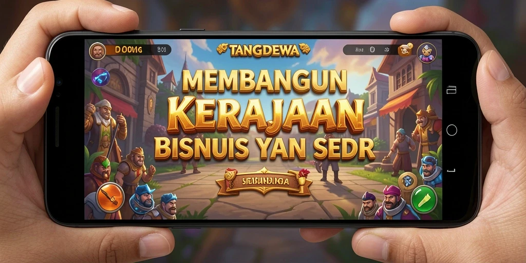 TANGANDEWA menunjukkan gameplay Tycoon yang menantang dan menarik.