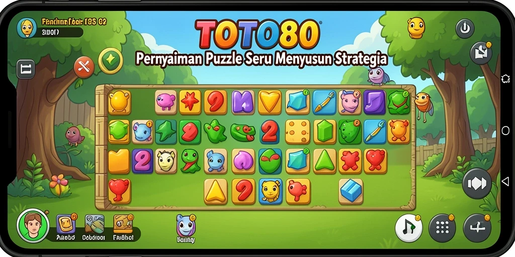 Tampilan Gameplay Puzzle TOTO80 yang menarik dan menantang.