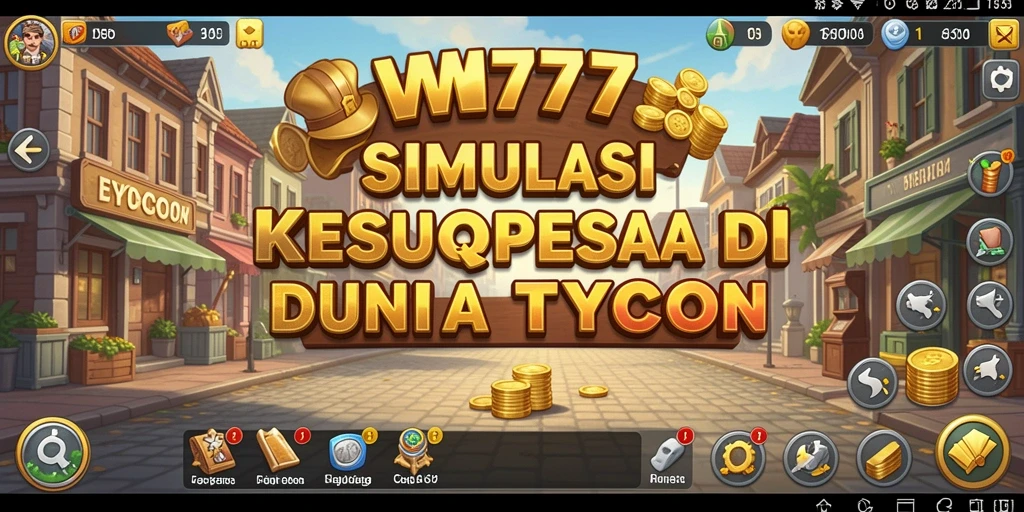 Tampilan gameplay VM777 yang menarik dan penuh strategi Tycoon.