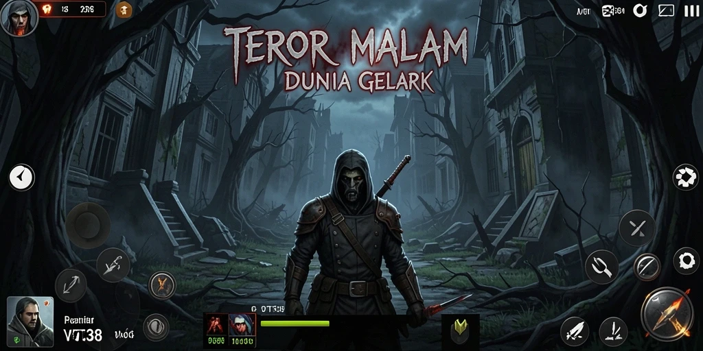 Tampilan gameplay <strong>VT38</strong> yang menggambarkan suasana Horror yang penuh ketegangan.