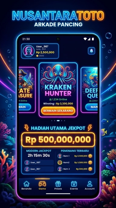 Tampilan antarmuka nusantaratoto yang mudah dipahami.